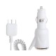 Universal Micro USB Car Mobile Charger White