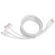 Cable Carga y Datos USB 3 en 1 iPhone/iPad/Smartphone/Tablet