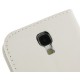 Caso Pele com Porta Cartões Samsung Galaxy S4 (i9500/i9505/i9506) -Branco