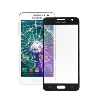 Cristal Exterior Samsung Galaxy A3 (A300F) -Negro