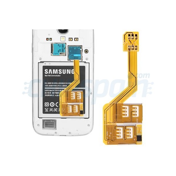 Adaptador Triple SIM Samsung Galaxy S4/S5 