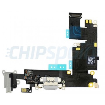 Cable Audio/Dock/Antena/Mic para iPhone 6 Plus -Cinza
