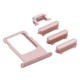 Botões Pack + PortaSIM iPhone 6S -Ouro Rosa