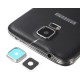 Guarnição Câmera Traseira Samsung Galaxy S5 (G900F) Prata