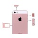 Botões Pack + PortaSIM iPhone SE Ouro Rosa