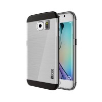 Capa de TPU Slicoo Samsung Galaxy S6 Edge G925F Transparente/Preto