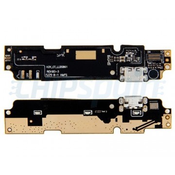 Charging Port and Microphone Ribbon Flex Cable Replacement Xiaomi Redmi Note 2