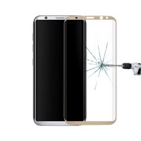 Protetor de tela Vidro Temperado Curvo Samsung Galaxy S8 Ouro