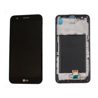 LCD Screen + Touch Screen Digitizer Assembly LG K10 2017 With Frame X400 M250N Black