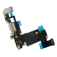 Cable Flex Conector Carga Audio y Micrófono iPhone 6S Plus Gris
