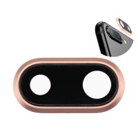 Lente de Cámara Trasera iPhone 8 Plus Oro Rosado