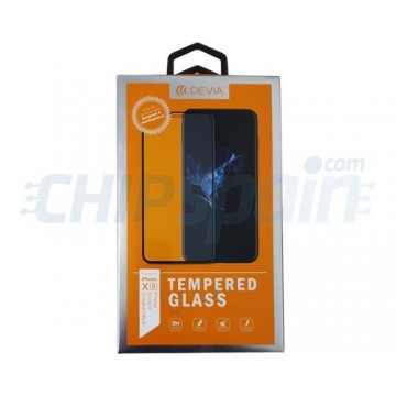 Protetor de tela Vidro temperado iPhone XR Preto Devia Premium