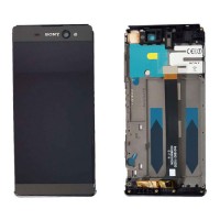LCD Screen + Touch Screen Digitizer Sony Xperia XA Ultra / C6 with Frame Black