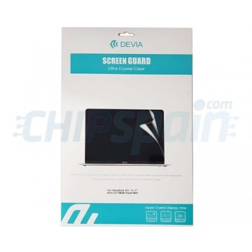 Protector Pantalla Cristal Líquido Macbook Pro 13.3'' y Pro 13.3'' Multi-Touch Bar Devia Premium