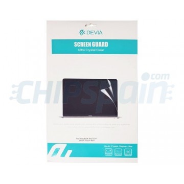 Liquid Crystal Screen Guard Macbook Pro 15.4'' Multi-Touch Bar Devia Premium