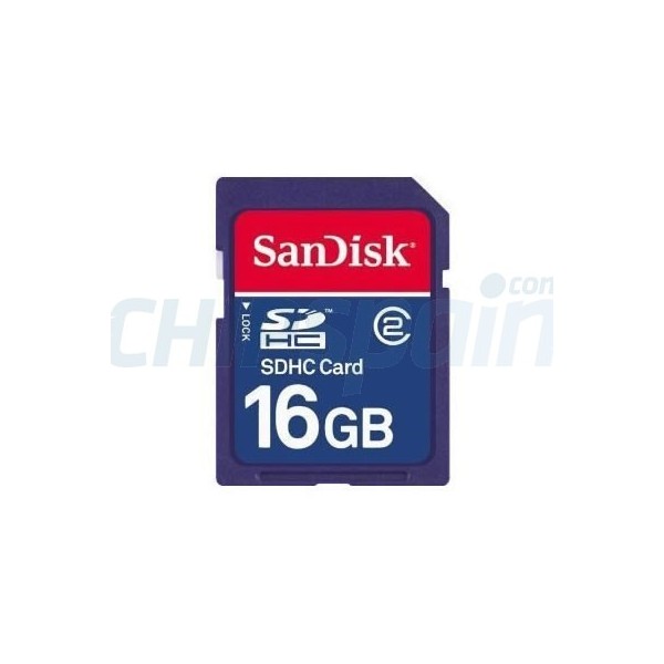 SD Card 16GB Sandisk - ChipSpain.com