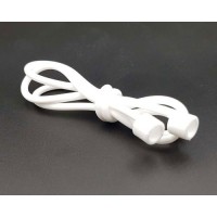 White Silicone Airpods Holder Cable