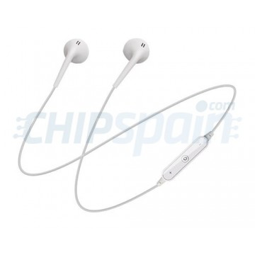 Auriculares Desportivos Bluetooth Branco