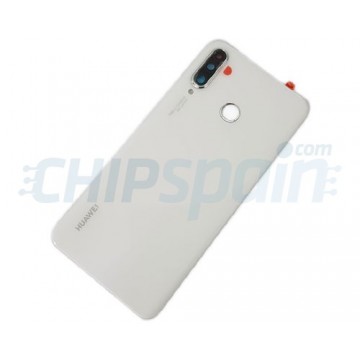 Battery Back Cover Huawei P30 Lite / Nova 4E with Lens 48MP White