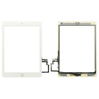 JPUNG Para iPad 5 de 5ª generación digitalizador de pantalla táctil de repuesto 2017 9.7'' solo para A1822 A1823 kit de reparación completo con botón de inicio 