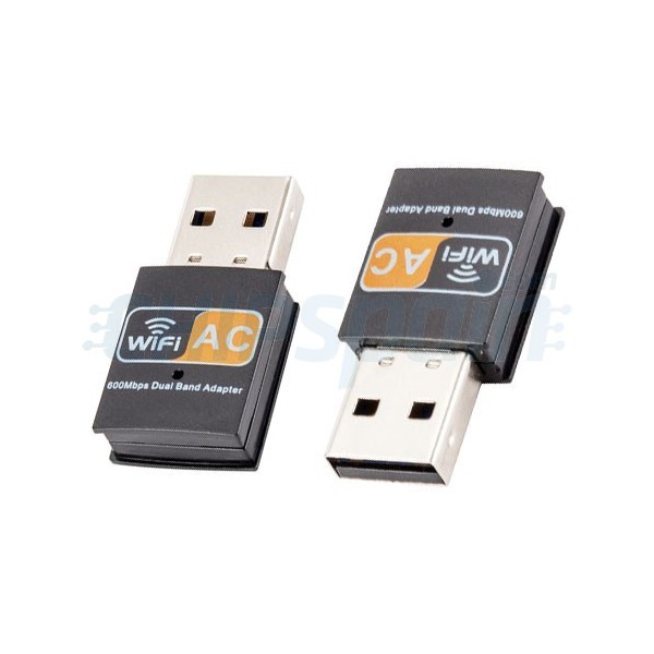 repetir detección Línea de visión ▷ Adaptador WiFi USB 600Mbps AC Dual Band