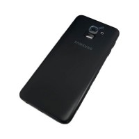 Capa Traseira Bateria Samsung Galaxy J6 2018 J600 com Lente Preto