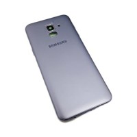 Capa Traseira Bateria Samsung Galaxy J6 2018 J600 com Lente Cinza