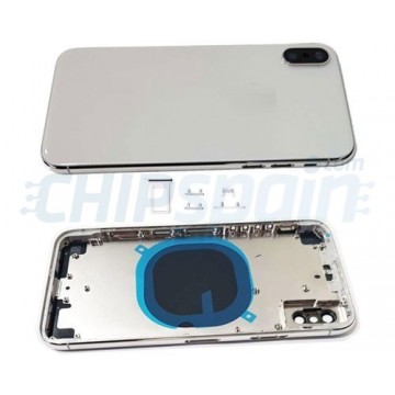 Rear casing Complete iPhone X White