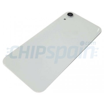 Cristal Trasero iPhone XR A2105 Batería Blanco con Lente