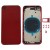 Carcasa Trasera Completa iPhone 8 Rojo