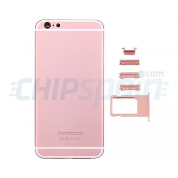 Tampa Traseira Completa iPhone 6S Plus Ouro Rosa