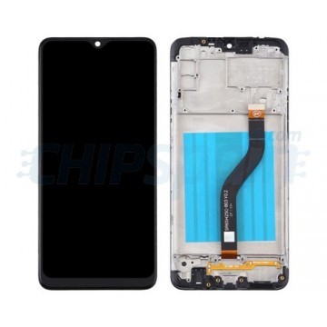 LCD Screen + Touch Screen Digitizer Samsung Galaxy A20s A207 with Frame Black