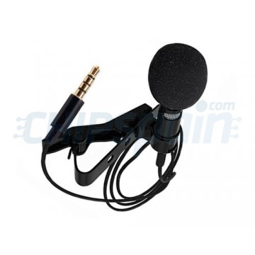 Micrófono de Solapa con Cable para Móvil