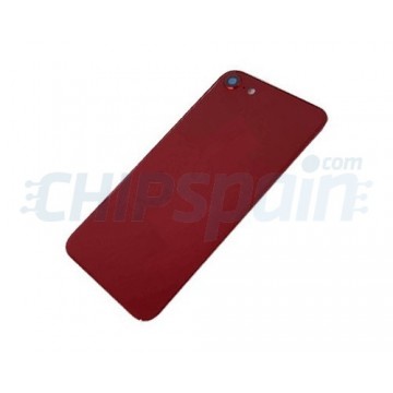 Cristal Trasero con Lente iPhone 8 A1905 A1863 Rojo
