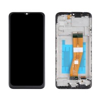 LCD Screen + Touch Screen Digitizer Samsung Galaxy A03s A037 with Frame Black