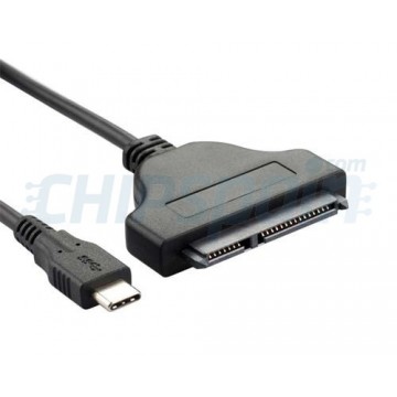 Cable USB tipo C a SATA II Disco Duro SSD 2.5"