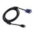 HDMI Male to VGA Male 15 Pin Cable Black 1.8m