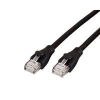 Ethernet LAN Network Cable RJ45 Connector 2m Black