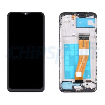 LCD Screen + Touch Screen Digitizer Samsung Galaxy A03 SM-A035 with Frame Black
