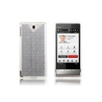 Funda Silicona Cubic HTC Diamond 2 -White