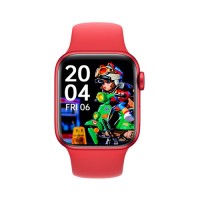 Relógio Inteligente Watch 8 Max para Android e iOS - Vermelho