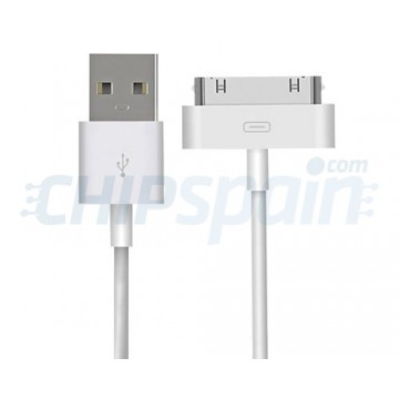 Cabo USB para 30 PIN iPhone iPad iPod 3m Branco