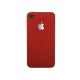 Adhesivo Trasero Carbon iPhone 4/4s -Rojo
