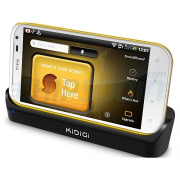 Carregando o berço/sincronização Kidigi HTC Sensation XL