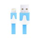 Cable Noodle USB a Lightning 3m -Azul