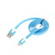Cable Noodle USB a Lightning 3m -Azul