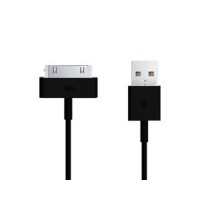 Cable USB a 30 PIN iPhone/iPad/iPod 1m -Negro