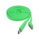 Cable Noodle USB a 30 PIN iPhone/iPad/iPod 3m -Verde