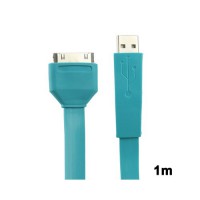 Cable Noodle USB a 30 PIN iPhone/iPad/iPod 1m -Azul
