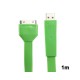 Cable Noodle USB a 30 PIN iPhone/iPad/iPod 1m -Verde